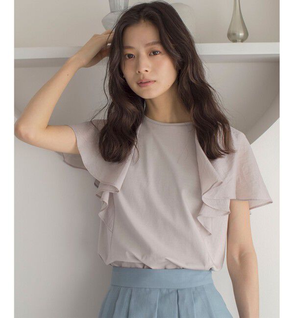 組曲「コットンポンチケープライク ブラウス」|Tシャツ・カットソー|