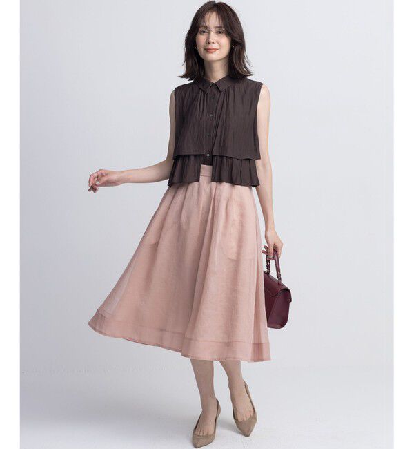 組曲「【WEB限定】シアーボイルタックフレア スカート」|スカート|