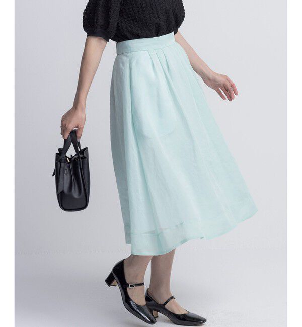 組曲「【WEB限定】シアーボイルタックフレア スカート」|スカート|ｽﾓｰｷｰｸ