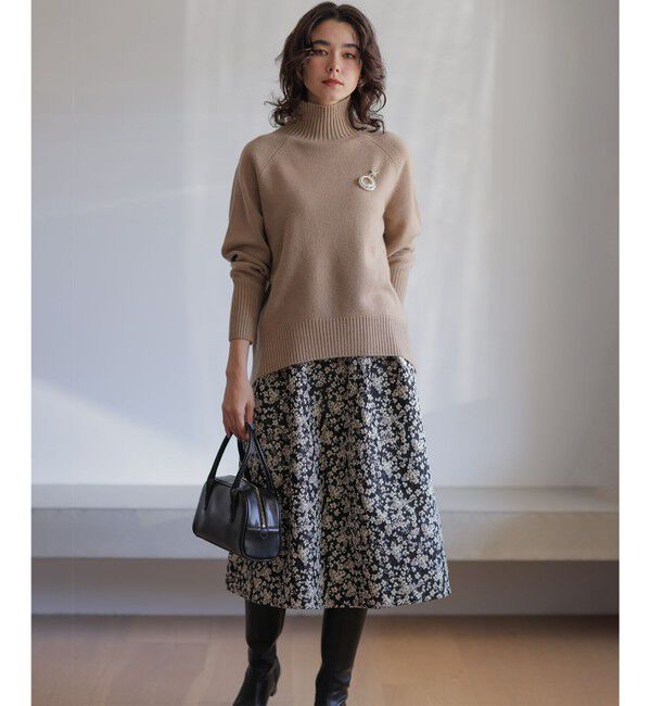 組曲「【加藤ローサさん着用】フラワージャカード スカート」|スカート|