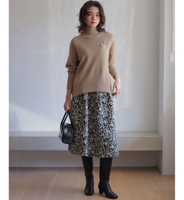 組曲「【加藤ローサさん着用】フラワージャカード スカート」|スカート|