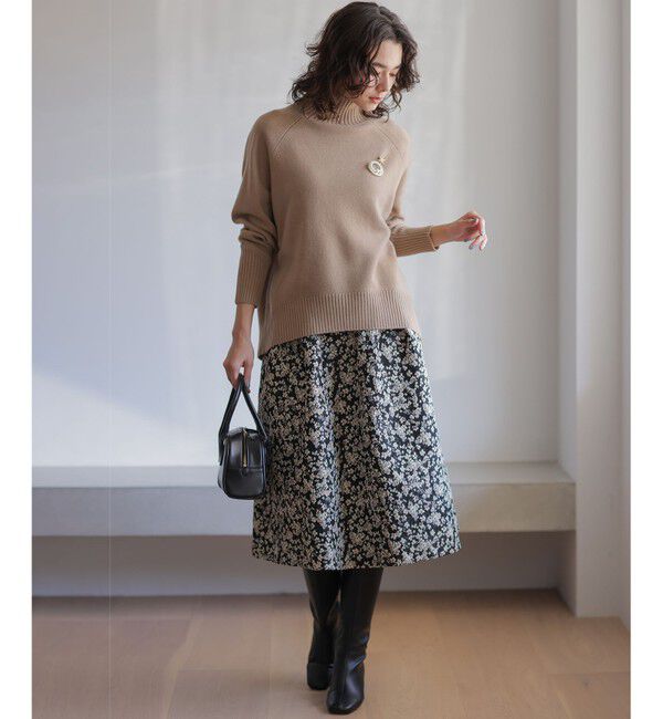 組曲「【加藤ローサさん着用】フラワージャカード スカート」|スカート|