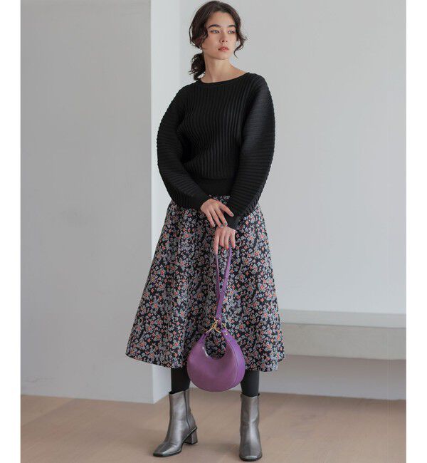 組曲「【加藤ローサさん着用】フラワージャカード スカート」|スカート|