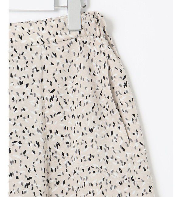 自由区「【洗える】スモールペタルプリント マーメイドスカート」|スカート|