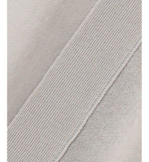 自由区「【洗える】シアーロングニットカーデ」|カーディガン|