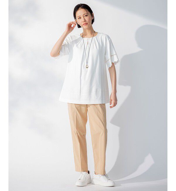 自由区「【洗える】撥水シルキーポプリン カーゴパンツ」|その他|