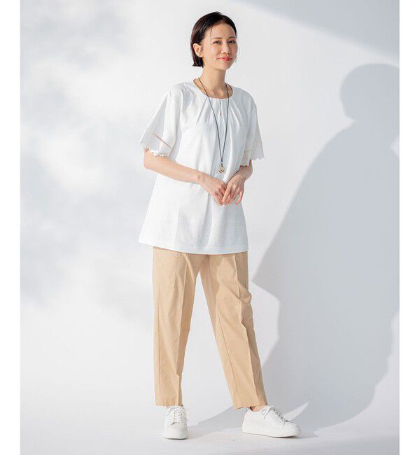自由区「【洗える】撥水シルキーポプリン カーゴパンツ」|その他|