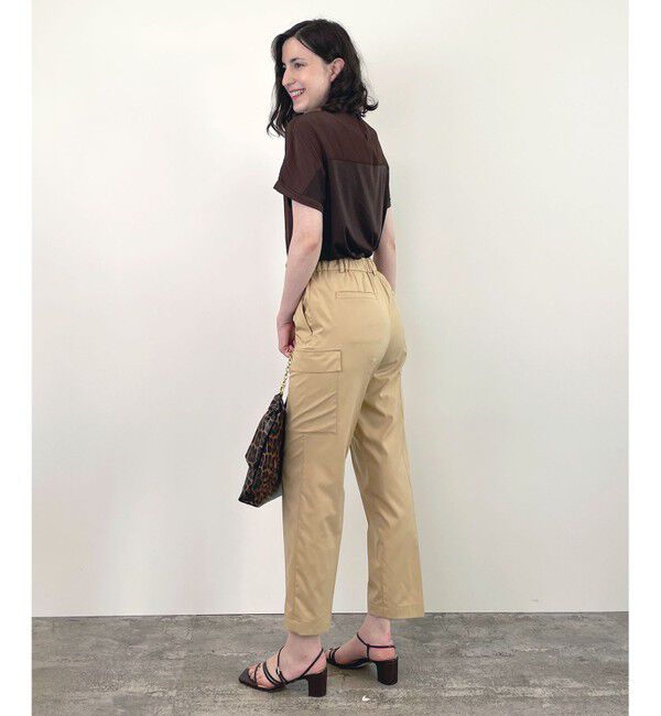 自由区「【洗える】撥水シルキーポプリン カーゴパンツ」|その他|