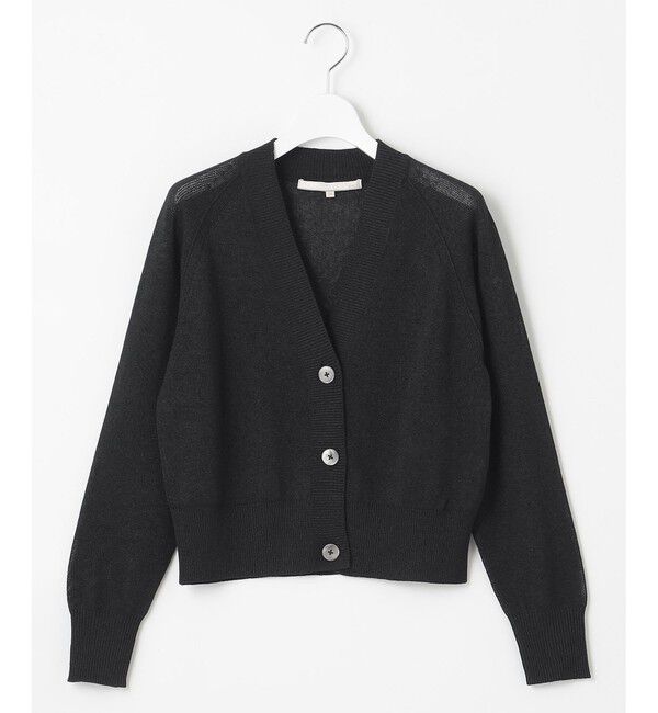 自由区「【XSサイズ～/洗える】ペーパーブレンド カーディガン」|カーディガン|