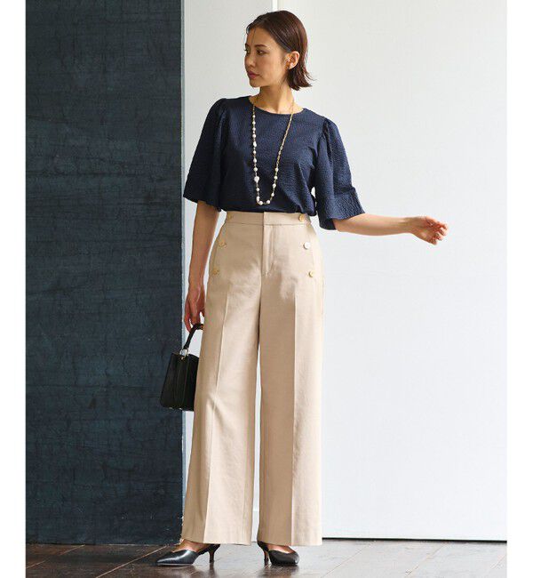 自由区「【WEB限定・洗える・XSサイズあり】シャドウサッカー カットソー」|Tシャツ・カットソー|