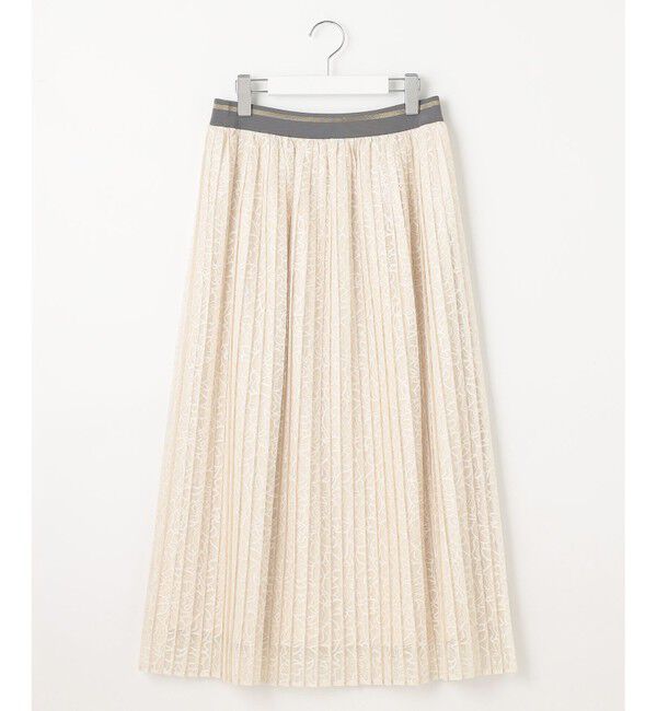 自由区「【セットアップ対応・ウエストゴム・洗える】ラッセルレース  スカート」|スカート|