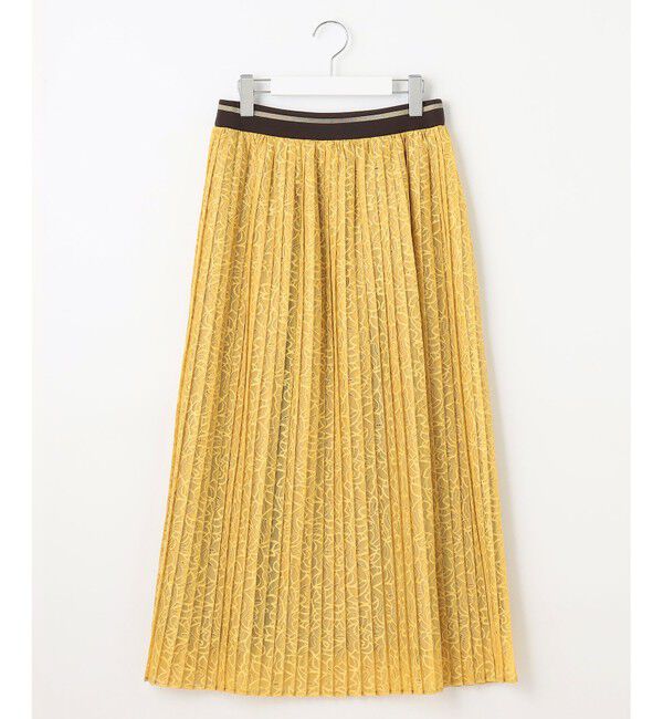 自由区「【セットアップ対応・ウエストゴム・洗える】ラッセルレース  スカート」|スカート|