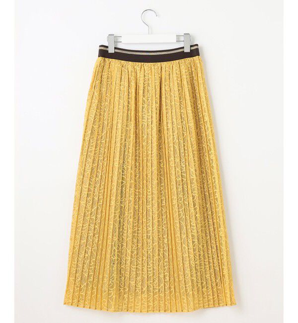 自由区「【セットアップ対応・ウエストゴム・洗える】ラッセルレース  スカート」|スカート|