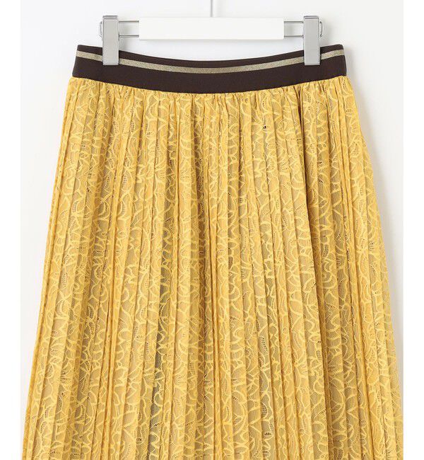 自由区「【セットアップ対応・ウエストゴム・洗える】ラッセルレース  スカート」|スカート|