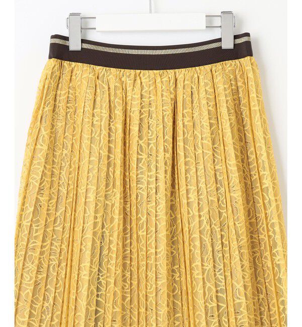 自由区「【セットアップ対応・ウエストゴム・洗える】ラッセルレース  スカート」|スカート|