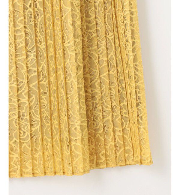 自由区「【セットアップ対応・ウエストゴム・洗える】ラッセルレース  スカート」|スカート|