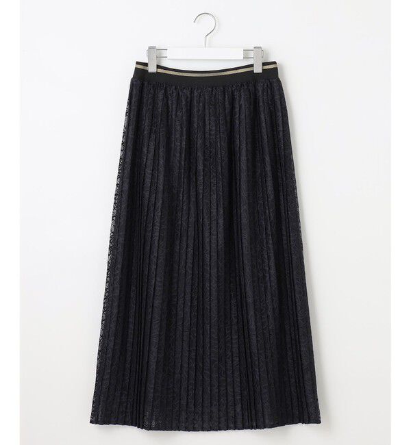 自由区「【セットアップ対応・ウエストゴム・洗える】ラッセルレース  スカート」|スカート|