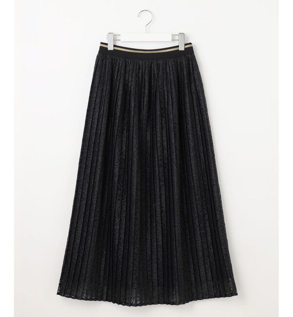 自由区「【セットアップ対応・ウエストゴム・洗える】ラッセルレース  スカート」|スカート|