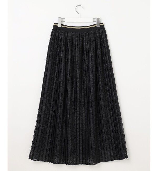 自由区「【セットアップ対応・ウエストゴム・洗える】ラッセルレース  スカート」|スカート|