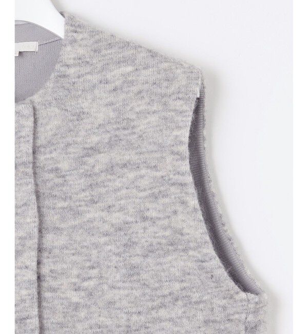 自由区「【WEB限定カラーあり】モヘアニット ジレ」|ベスト・ジレ|