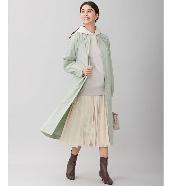 自由区「【WEB限定・洗える】ロイヤルサテンプリーツ スカート」|スカート|