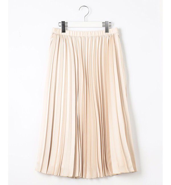 自由区「【WEB限定・洗える】ロイヤルサテンプリーツ スカート」|スカート|