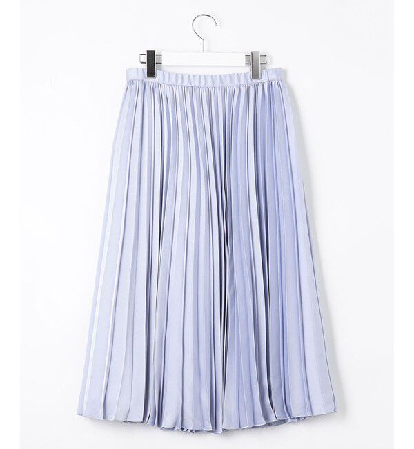 自由区「【WEB限定・洗える】ロイヤルサテンプリーツ スカート」|スカート|