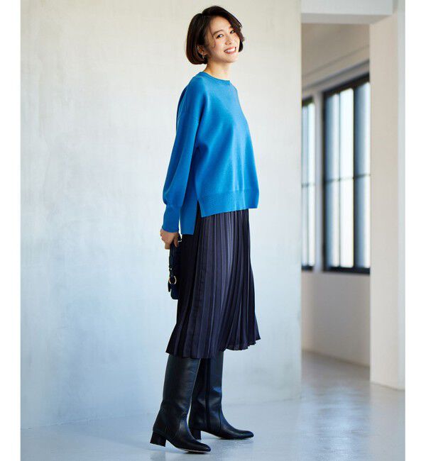 自由区「【WEB限定・洗える】ロイヤルサテンプリーツ スカート」|スカート|