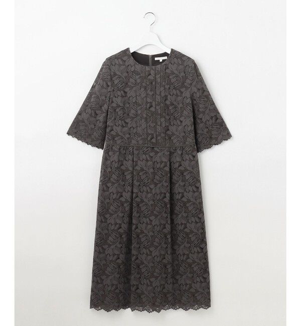 自由区「【洗える】フルールコードレース ワンピース」|ワンピース|