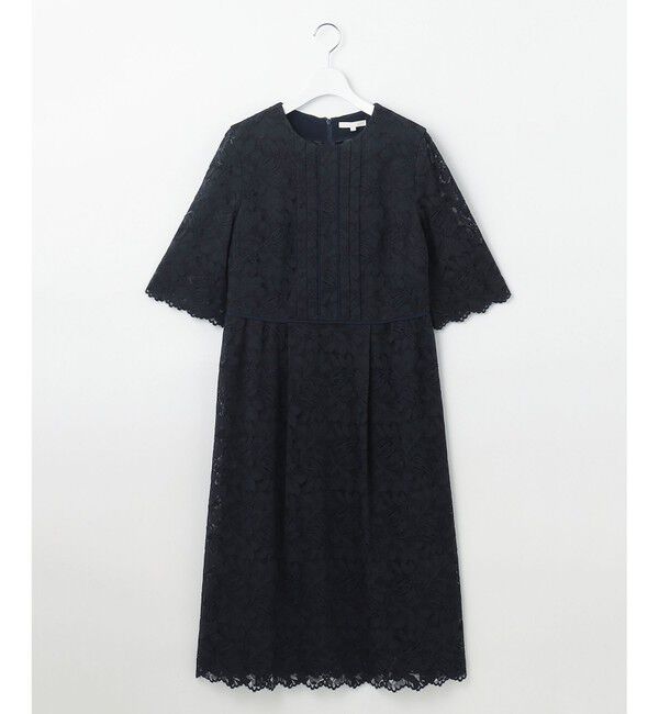 自由区「【洗える】フルールコードレース ワンピース」|ワンピース|