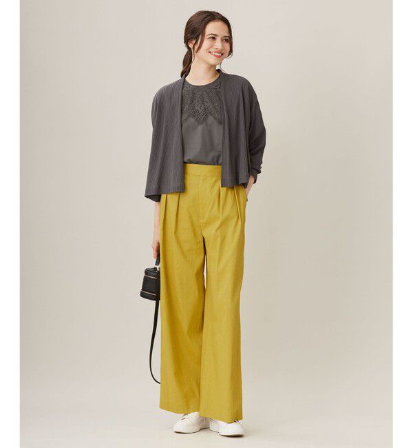 自由区「【洗える】レース Tシャツ」|Tシャツ・カットソー|