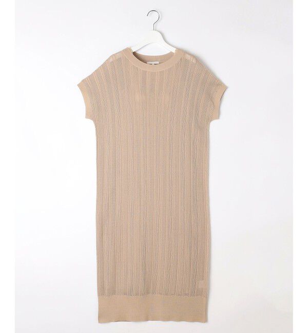 自由区「【ワコールコラボ】【カタログ掲載・洗える】レーシーニット ドレス」|スーツ|