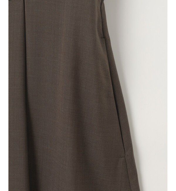 自由区「【洗える】トロピカルストレッチシャツ ドレス」|ワンピース|