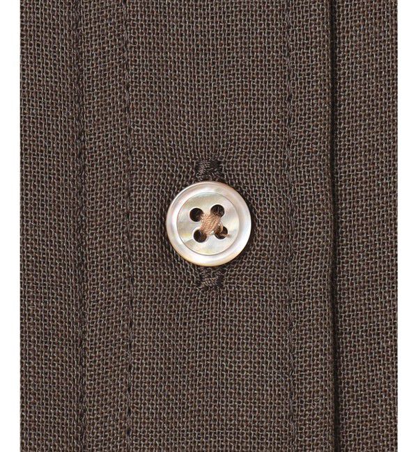 自由区「【洗える】トロピカルストレッチシャツ ドレス」|ワンピース|