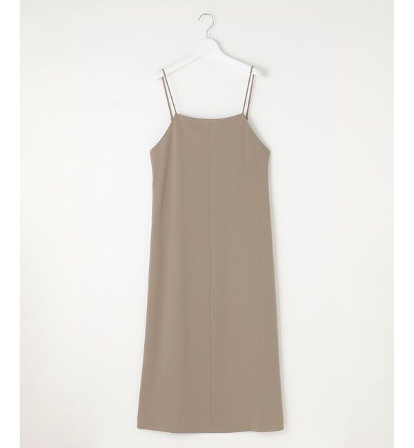 自由区「【洗える】ハイツイストキャミソール ワンピース」|ワンピース|モカ