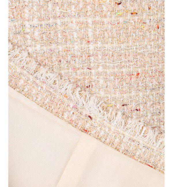 自由区「GIOLICAファンシーツイード ジャケット」|ノーカラージャケット|