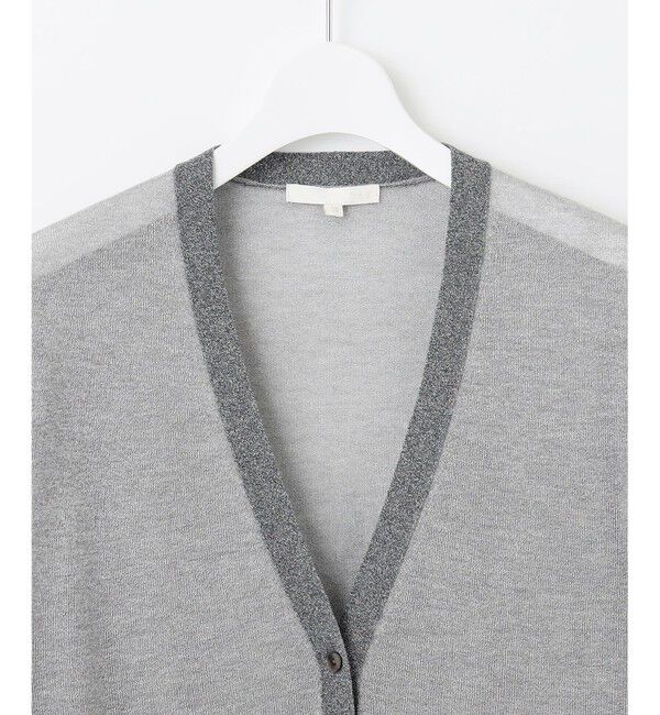 自由区「【アンサンブル対応・洗える】ラメシアー カーディガン」|カーディガン|