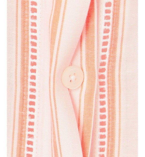 自由区「【接触冷感・吸水速乾・洗える】ナチュラルリネンクロップド丈 シャツ」|シャツ・ブラウス|