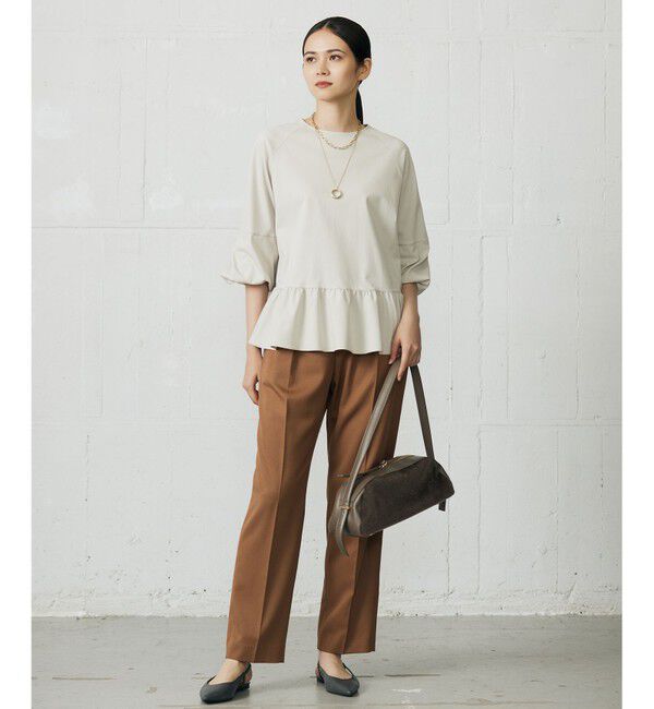 自由区「【SHIHOさん着用】TRスラブツイルテーパード パンツ」|その他|