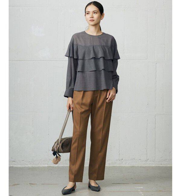 自由区「【SHIHOさん着用】TRスラブツイルテーパード パンツ」|その他|