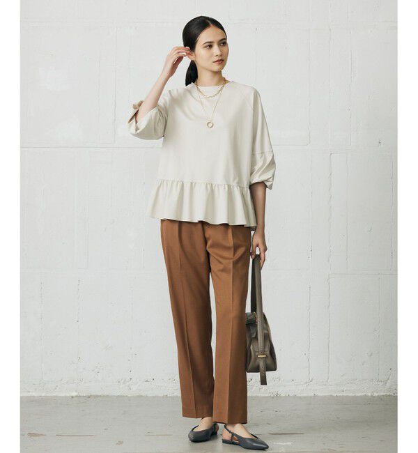 自由区「【SHIHOさん着用】TRスラブツイルテーパード パンツ」|その他|