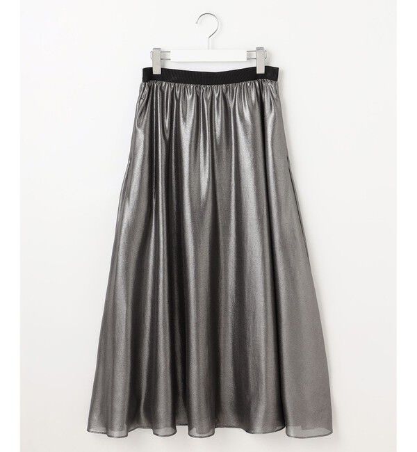 自由区「【カタログ掲載】シャイニーギャザー スカート」|スカート|