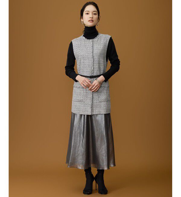 自由区「【カタログ掲載】シャイニーギャザー スカート」|スカート|