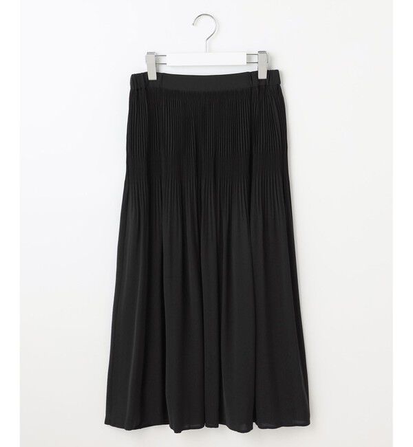自由区「【カタログ掲載・セットアップ対応】ライトサテンプリーツ スカートⅡ」|スカート|ネイビー