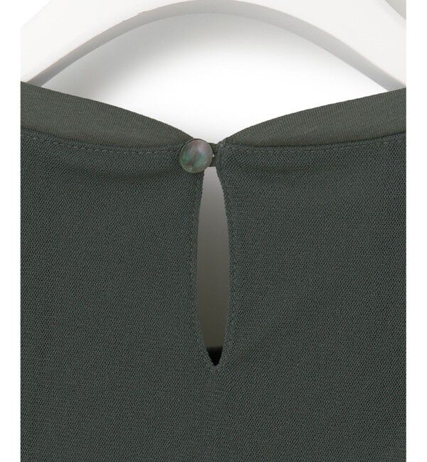 23区「【洗える】チュールコンビジャージー シアー カットソー」|Tシャツ・カットソー|