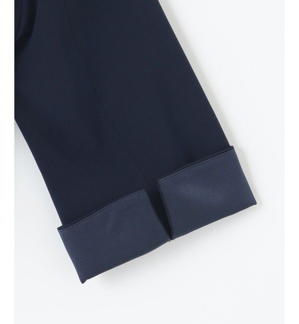 23区「【APPLAUDIR】ダブルクロス タックジャケット」|ノーカラージャケット|