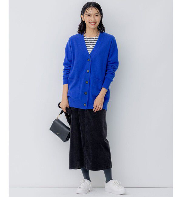 23区「【洗える】23区DENIM ベルベットストレッチ Aライン スカート」|スカート|