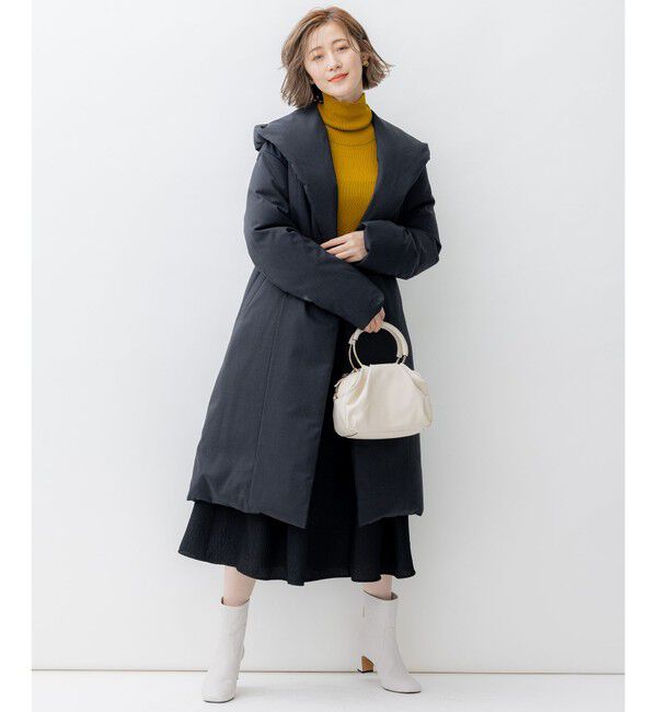 23区「【滝沢眞規子さん着用】リュクスダウン ガウンコート」|ダウン|