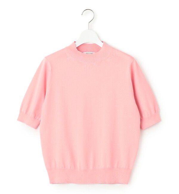 23区「【Oggi4月号掲載/洗える】プレミアムビオコットン 半袖 ニット」|カーディガン|