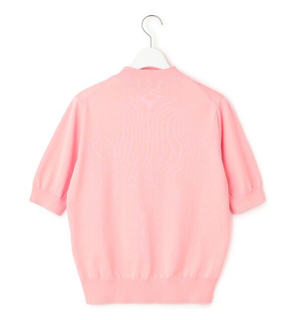 23区「【Oggi4月号掲載/洗える】プレミアムビオコットン 半袖 ニット」|カーディガン|